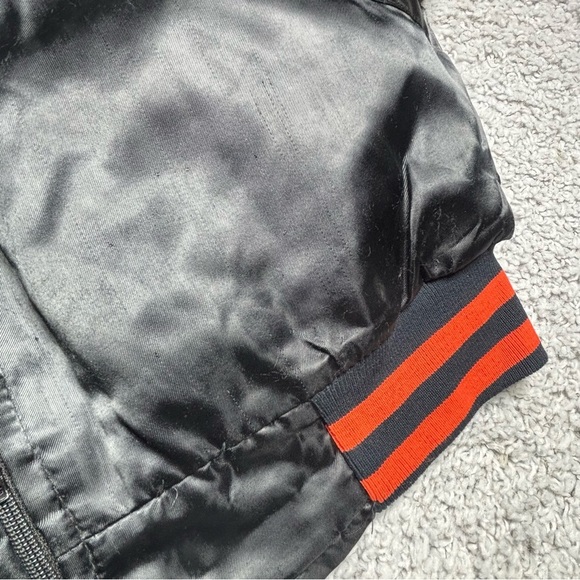 Vintage Harley Davidson Jacket Mens Small Satin Bomber 80s 90s Union Made Eagle - Picture 9 of 11